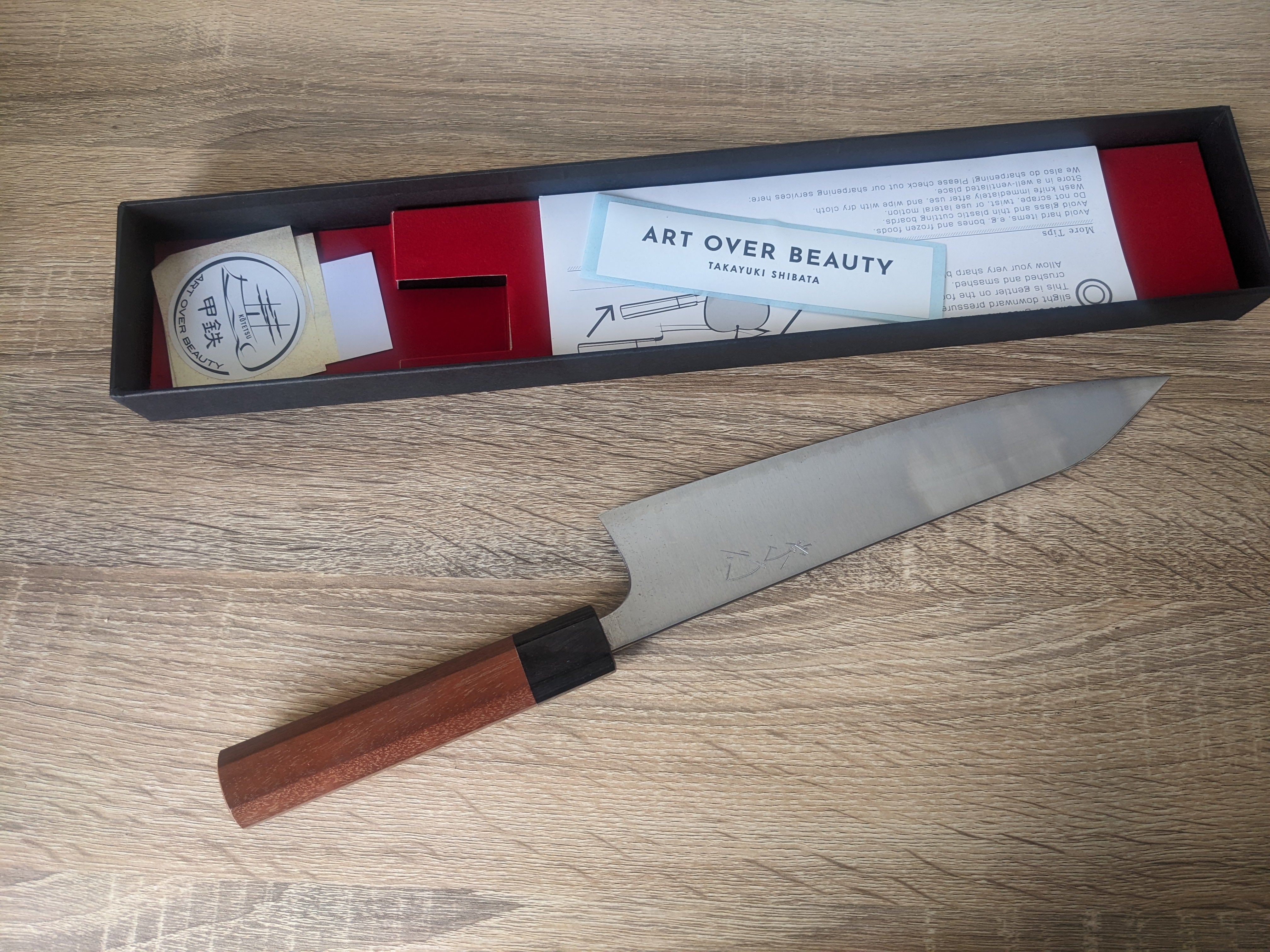 Koutetsu type 3 gyuto 210mm blue super