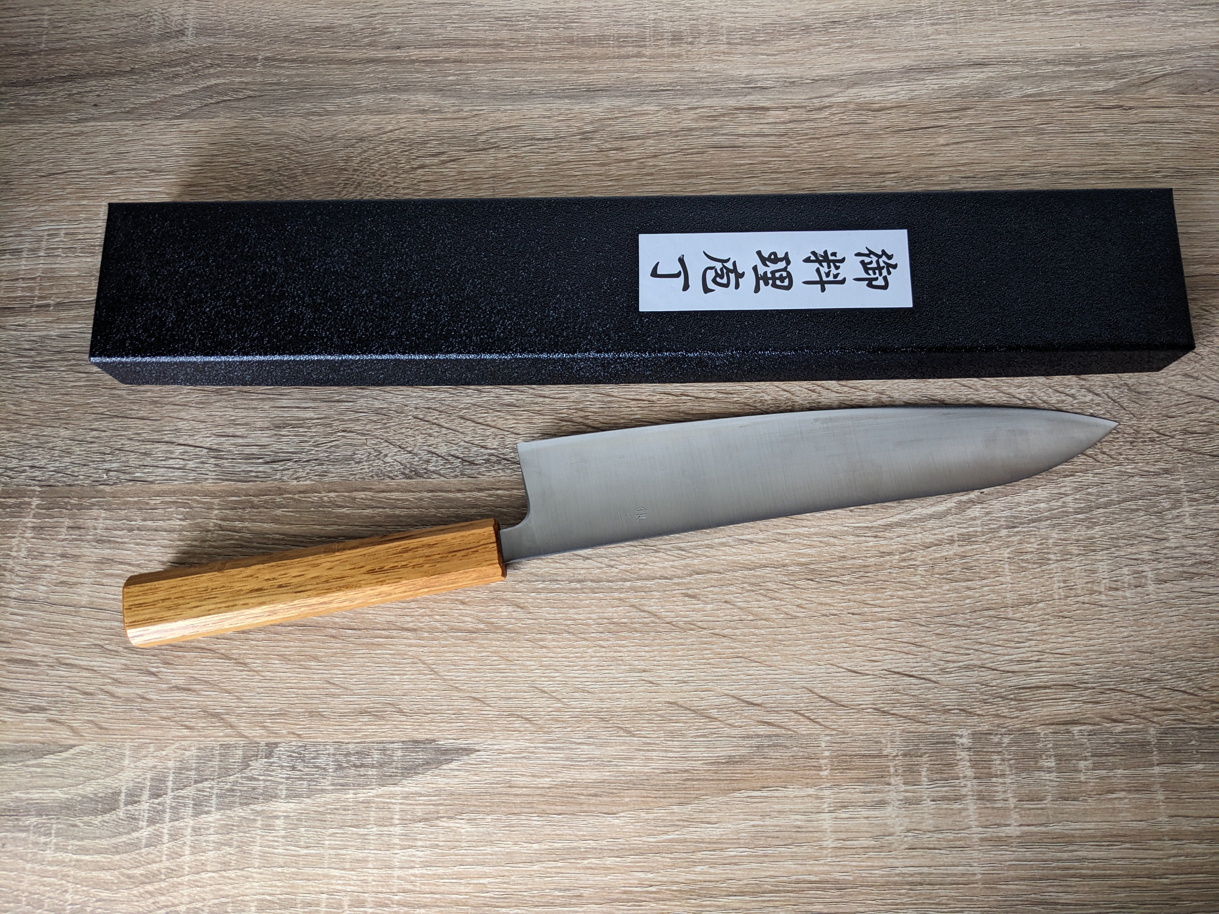 Tsunehisa 240mm gyuto silver 3 migaki