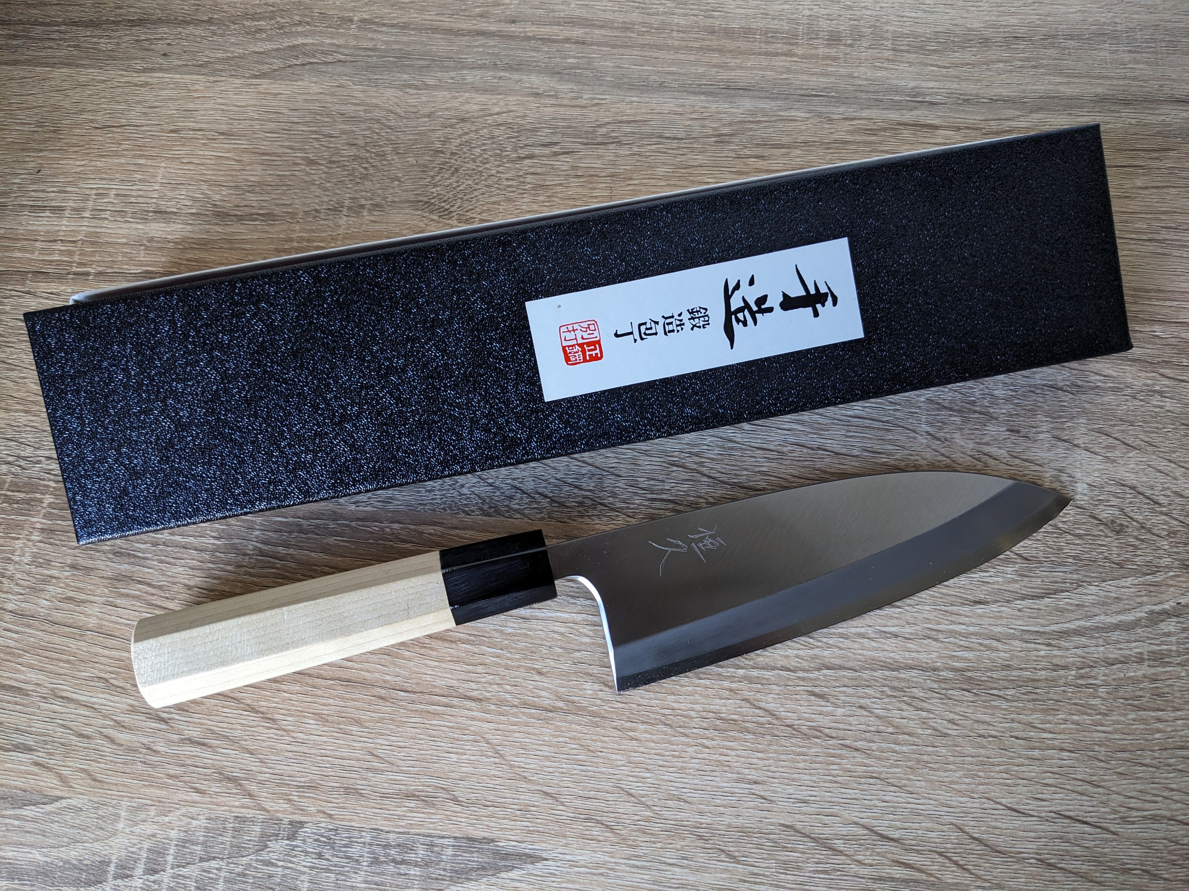 Tsunehisa Deba knife 165mm silver 3