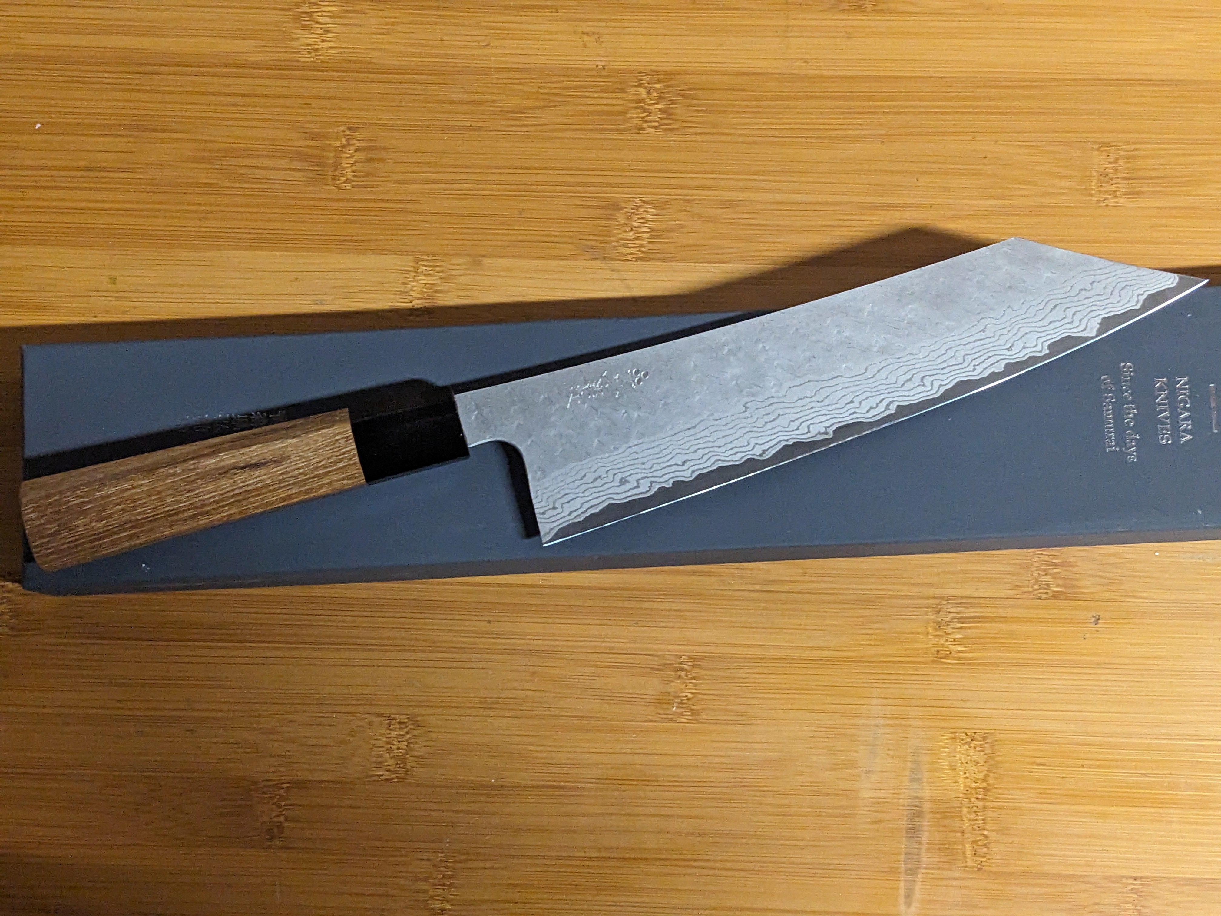 Nigara Gyuto (kiritsuke type) 240mm VG10